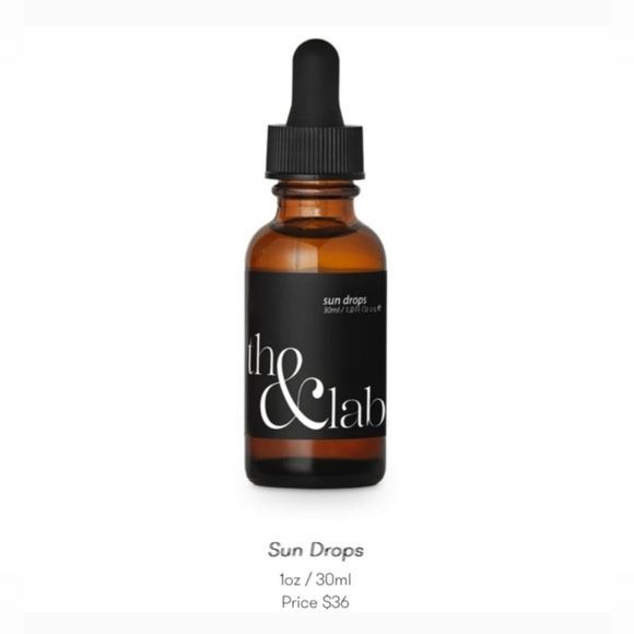 NEW! Th & Lab Sun Drops Bronzer Add to any lotion make Natural Glow Lotion New - Picture 1 of 5